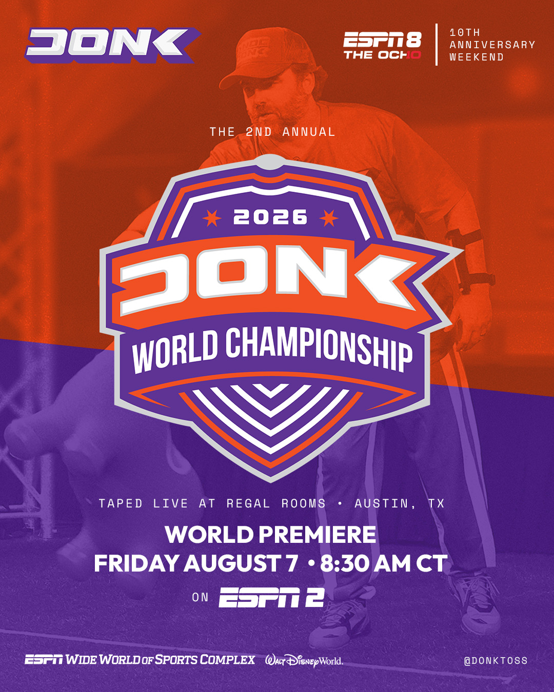 The DONK World Championships — 2026 Premiere Promo Graphic
